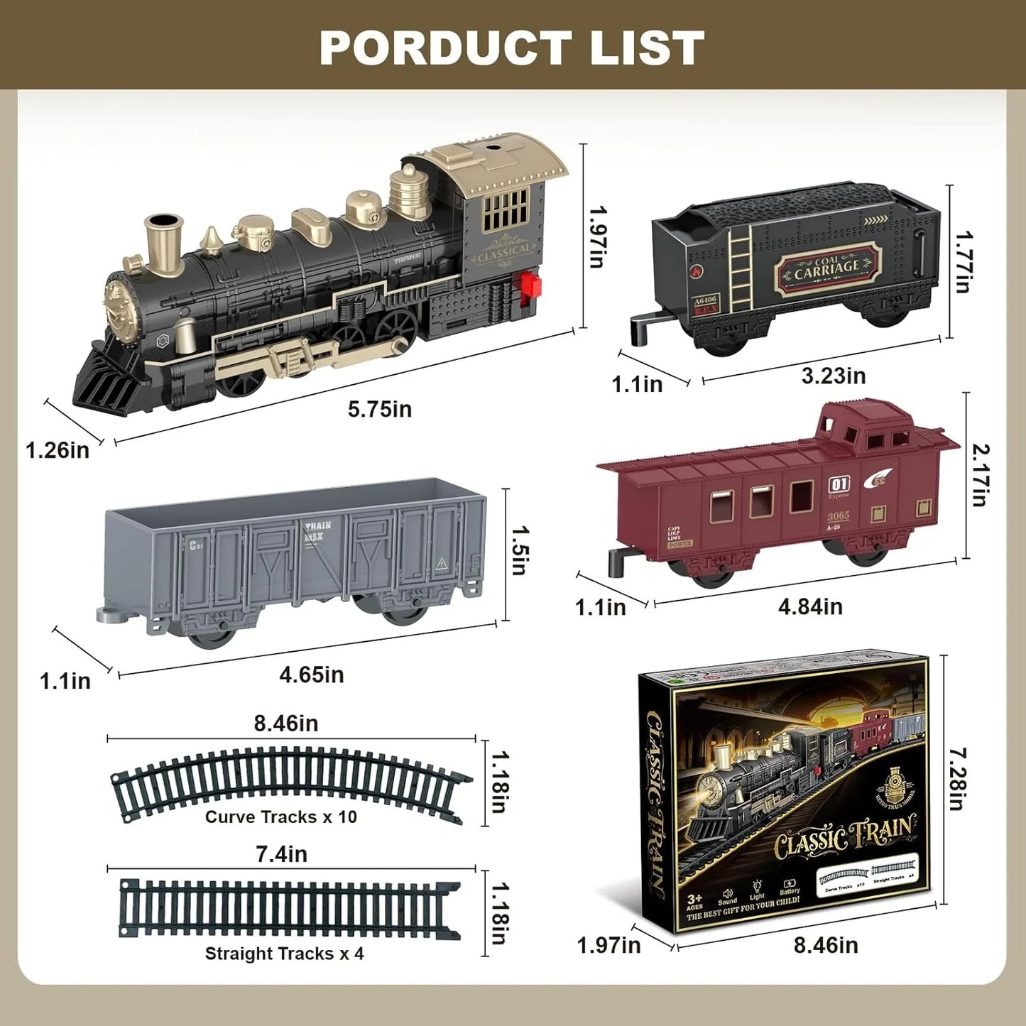 Christmas Train Set Under Christmas Tree