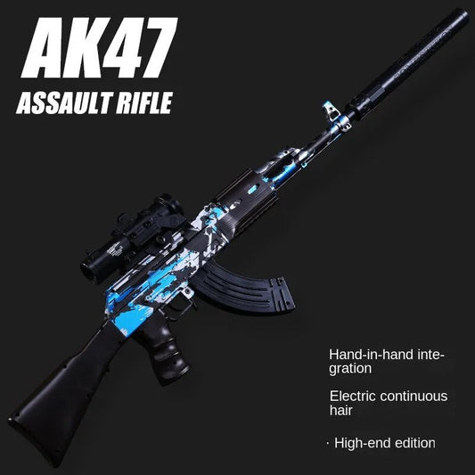 Pistola de chorro de gel eléctrica AK47-M416