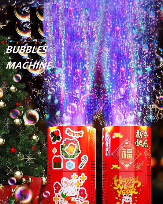 Máquina de burbujas de fuegos artificiales