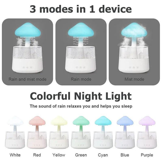 Humidificador de lluvia Snuggling Cloud