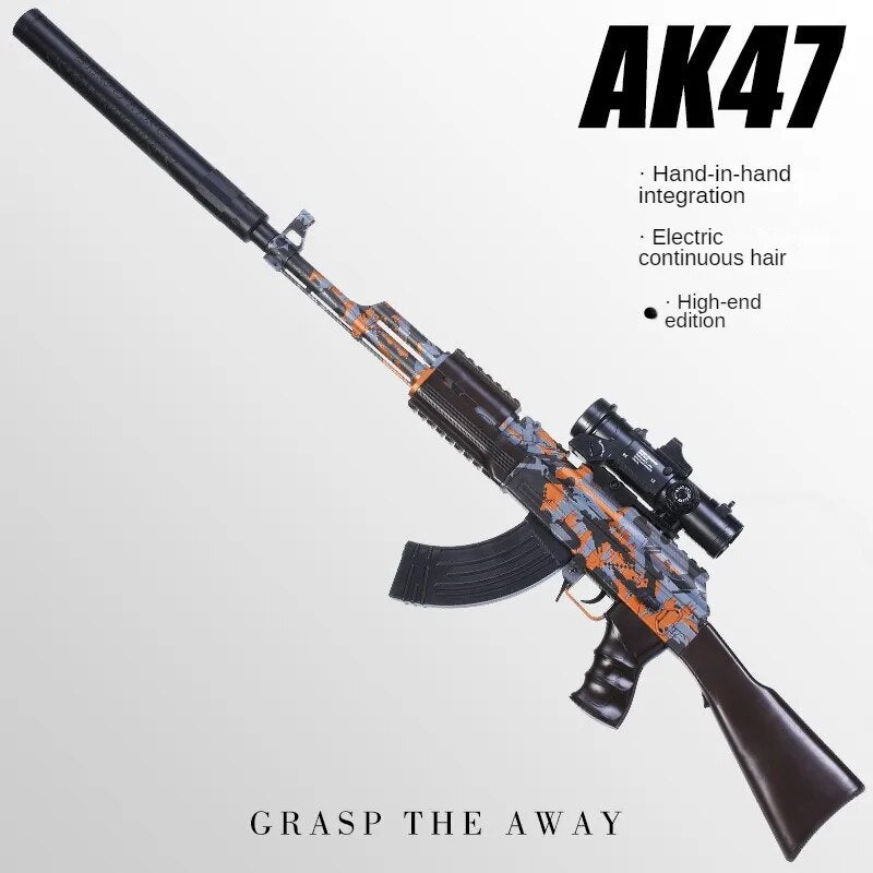 Pistola de chorro de gel eléctrica AK47-M416