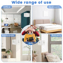 Reloj de pared de doble cara