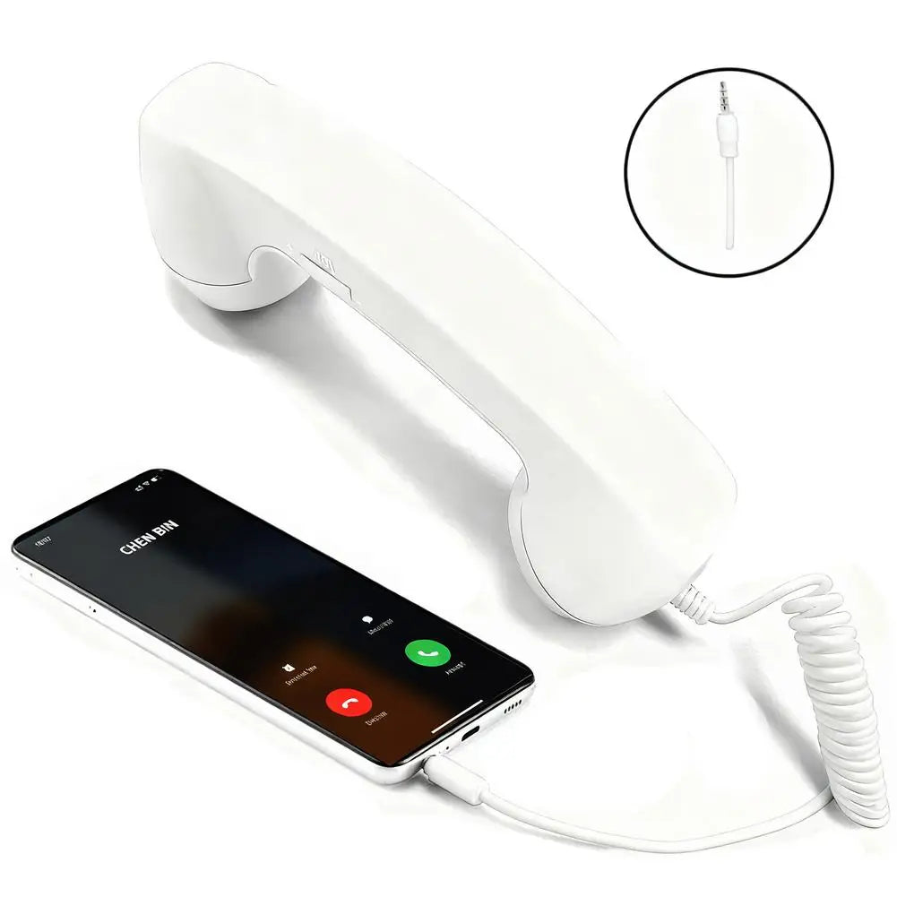 Retro Telephone Receiver Classic Style, Modern Connection