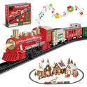 Christmas Train Set Under Christmas Tree