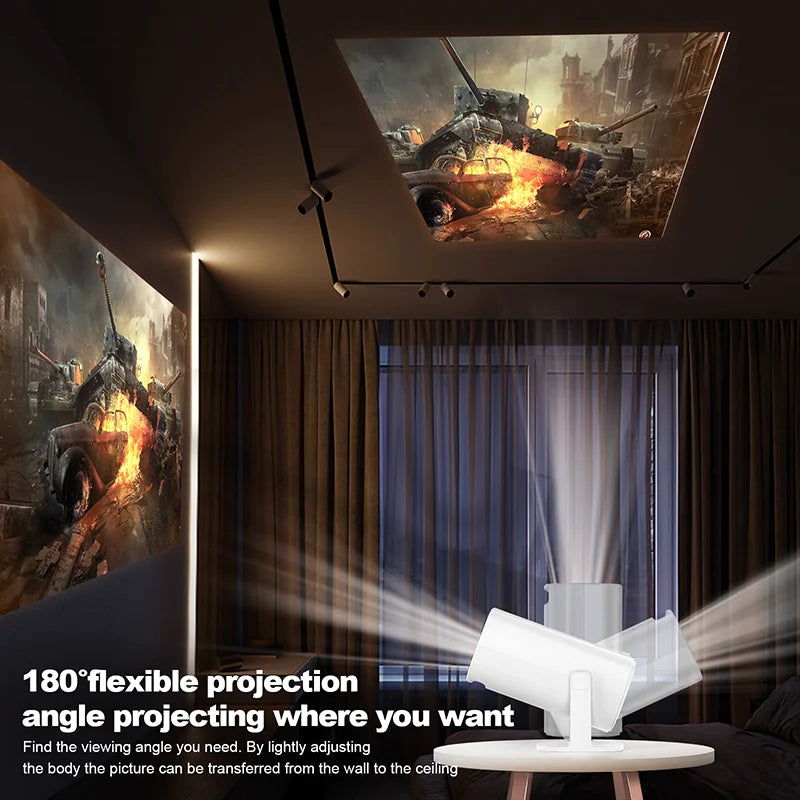 Proyector de videojuegos con consolas