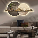 Bonsai Tree Moon Wall Lamp