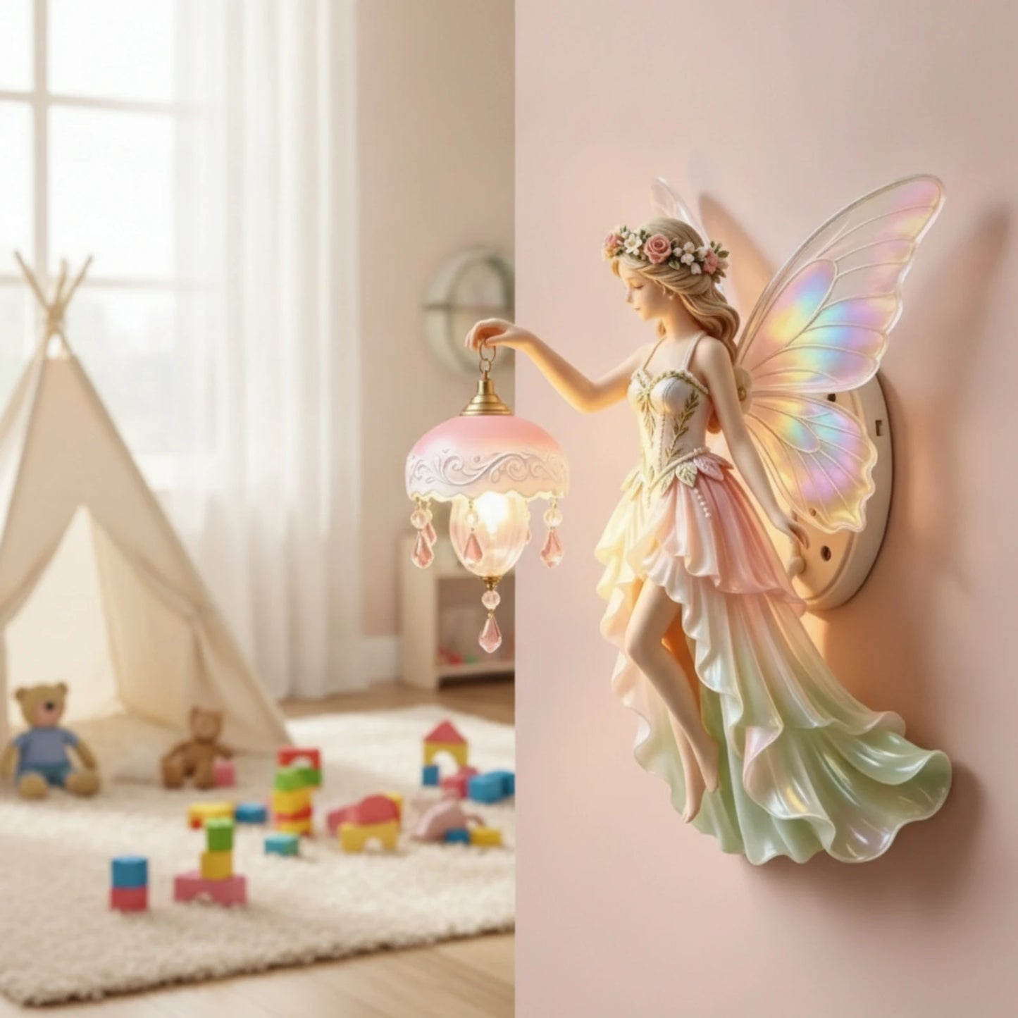 Angel Fairy Wall Sconce Decorative Wall Lamp