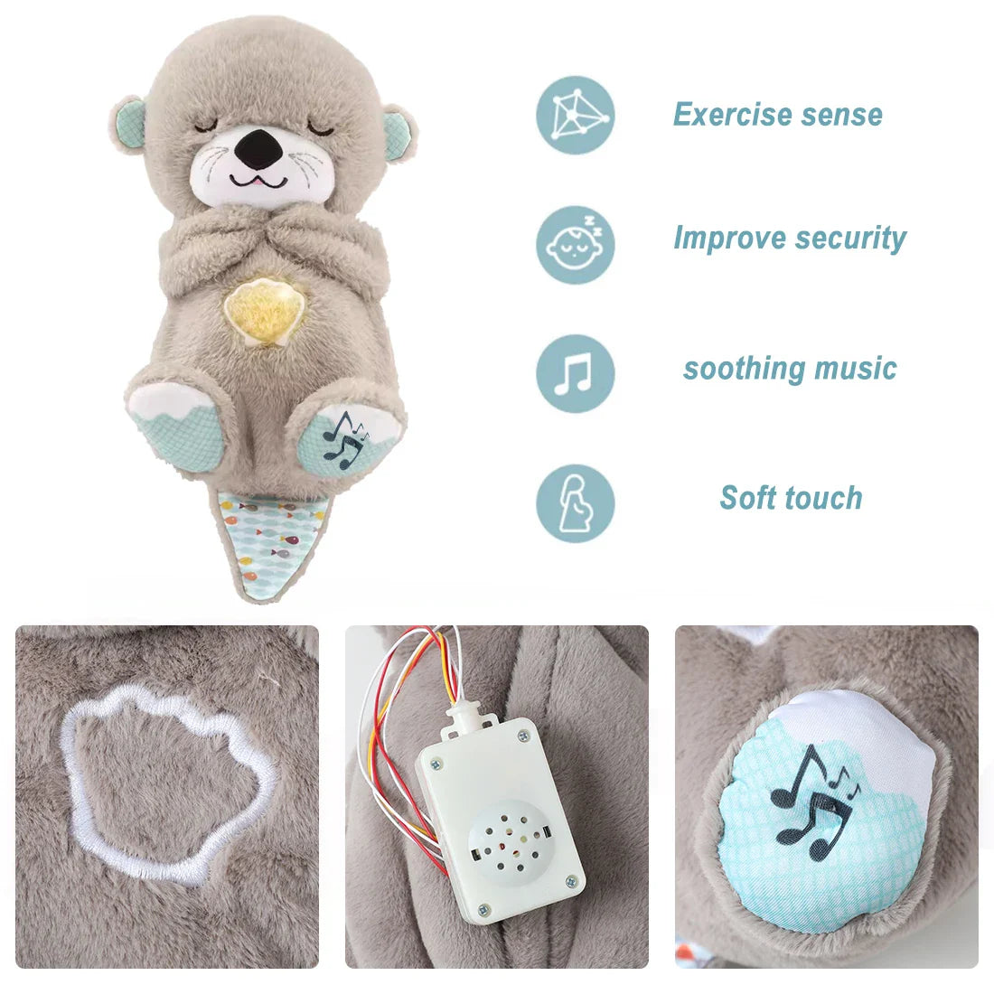 Osito de peluche que respira