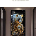 Panda Decoration Painting Hanging Painting Corridor Mural Light Room Decoration Lamp Home Decorations Interior Wall Light Led Li