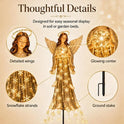 Angel Blessing Fountain Solar Cascading Garden Light