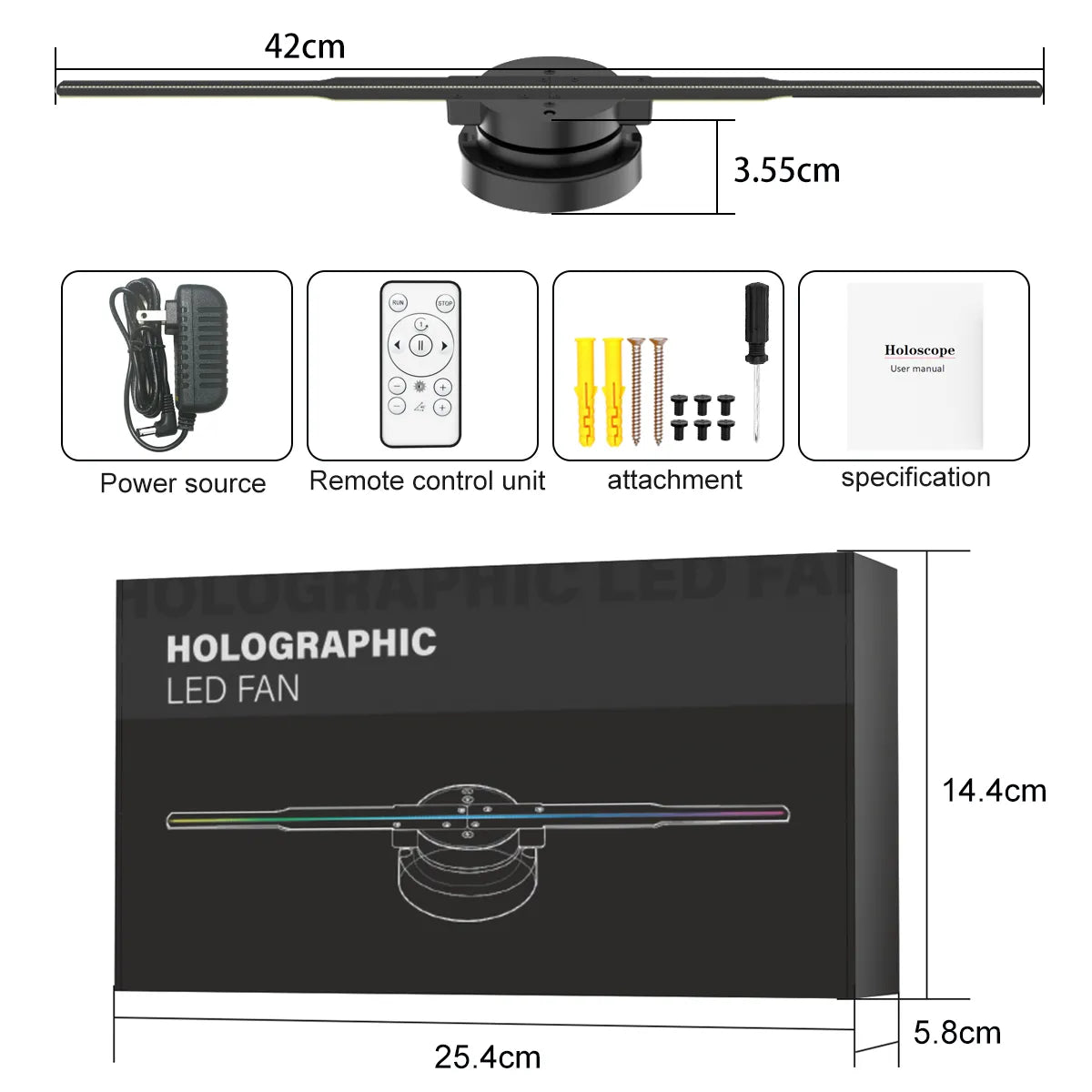 Proyector de hologramas en 3D y alta definición
