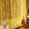Christmas Curtain LED String Lights