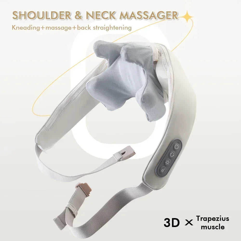 Masajeador eléctrico de hombros, cuello y espalda