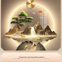 Bonsai Tree Mountain Decoration Wall Lamp