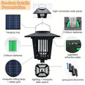 Solar-Powered Outdoor Light and Insect Trap