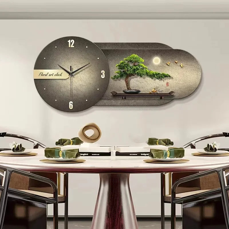 Clock Decoration Wall Lamp