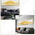 Koi Fish Lotus Hanging Wall Lamp
