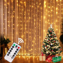 Christmas Curtain LED String Lights