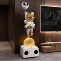 Luminous Rabbit Astronaut Statue Speaker