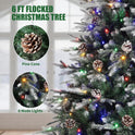 PreLit Snow Flocked Christmas Tree