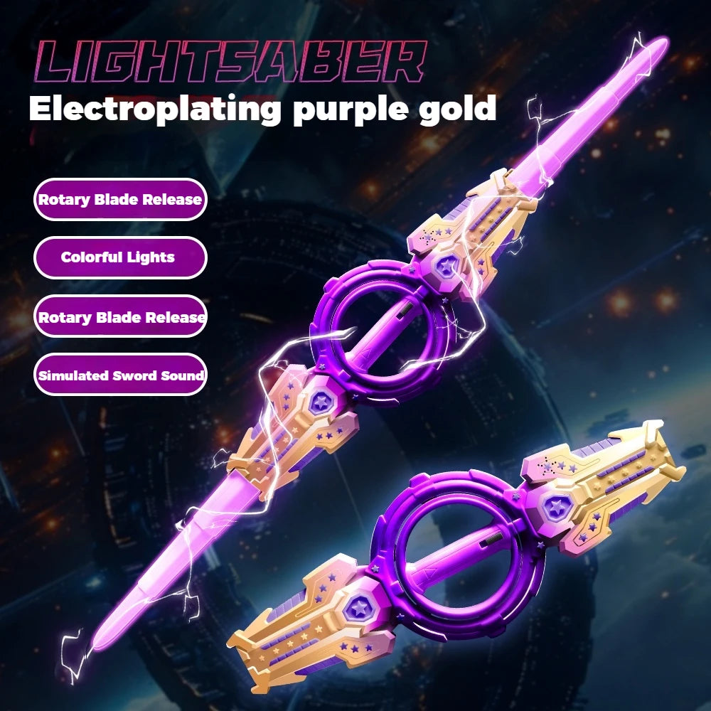 Spark Spinning Lightsaber Sword