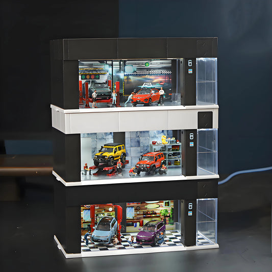 Electric Car Garage Display Case