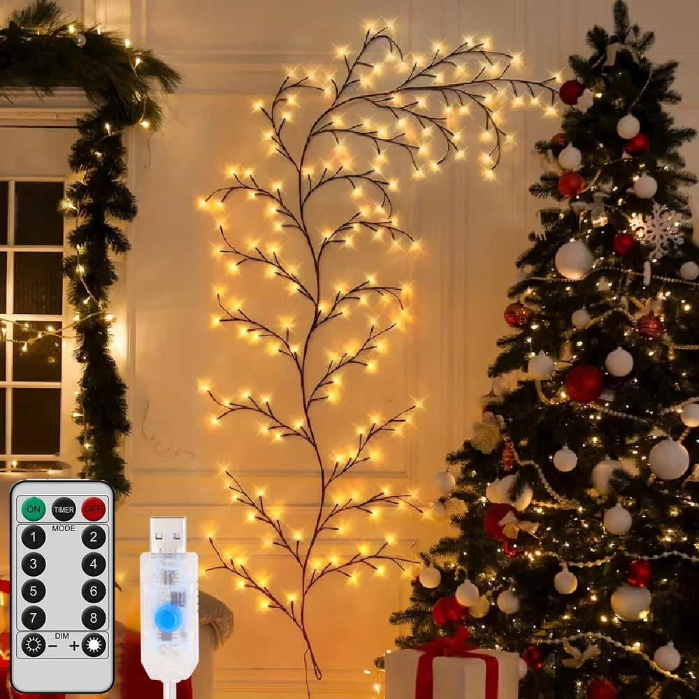 LED Willow Branch Tree Lamp Christmas Decoration