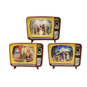 Christmas Retro TV Snow Globe Decoration