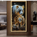 Panda Decoration Painting Hanging Painting Corridor Mural Light Room Decoration Lamp Home Decorations Interior Wall Light Led Li