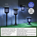 Solar-Powered Outdoor Light and Insect Trap