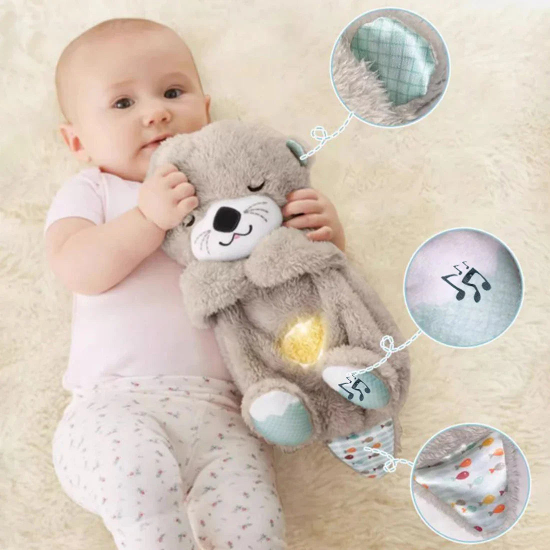 Osito de peluche que respira