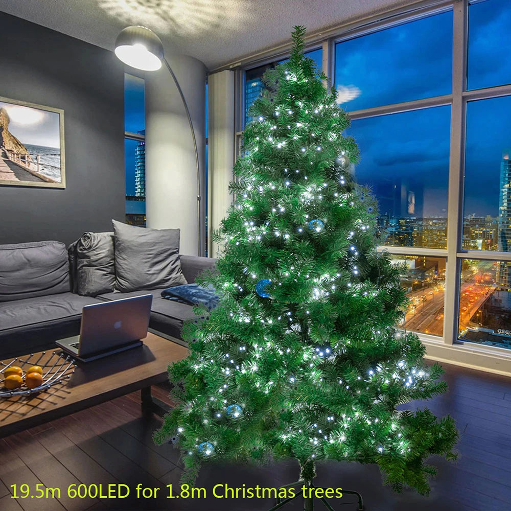 LED Cluster Firecracker String Lights for Christmas Tree