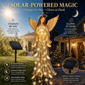 Angel Blessing Fountain Solar Cascading Garden Light