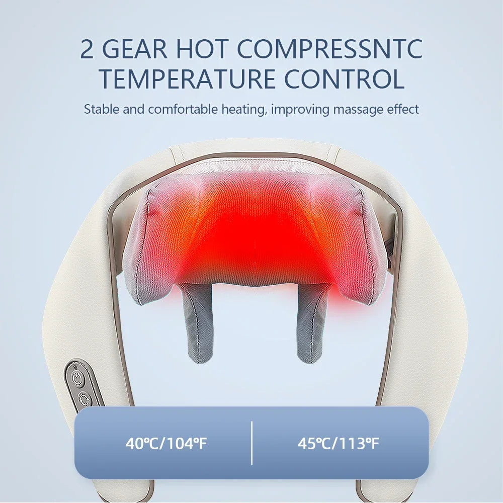 Masajeador eléctrico de hombros, cuello y espalda