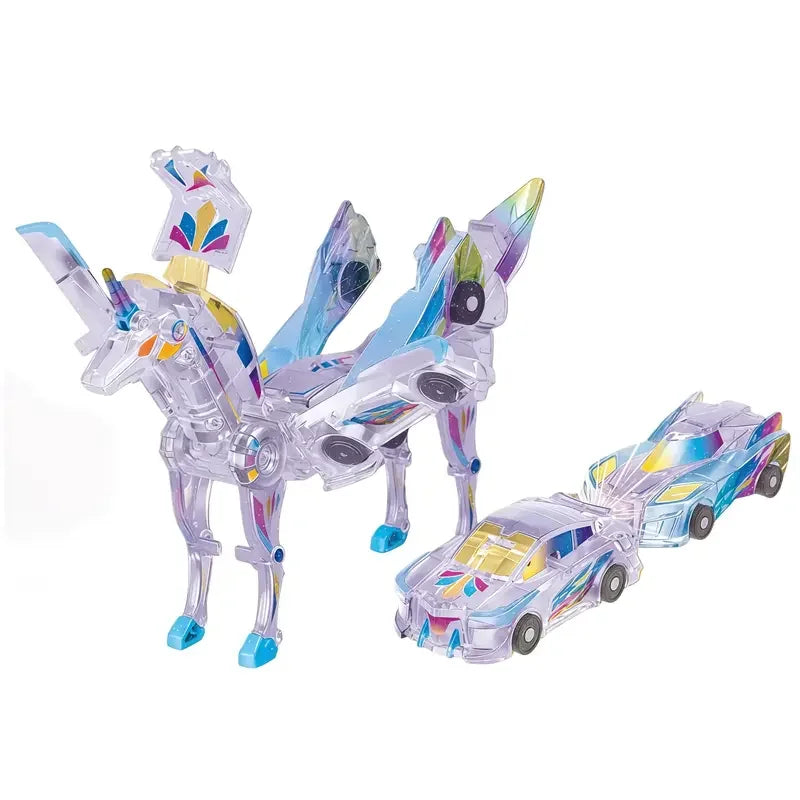 Magnetic Dino Transforming Cars