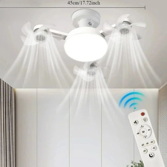 Drone Design Silent Ceiling Fan Light