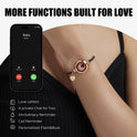 Pulsera táctil individual Pulsera táctil de larga distancia Pulsera luminosa y vibratoria Pulsera de amor de relación Joyería inteligente