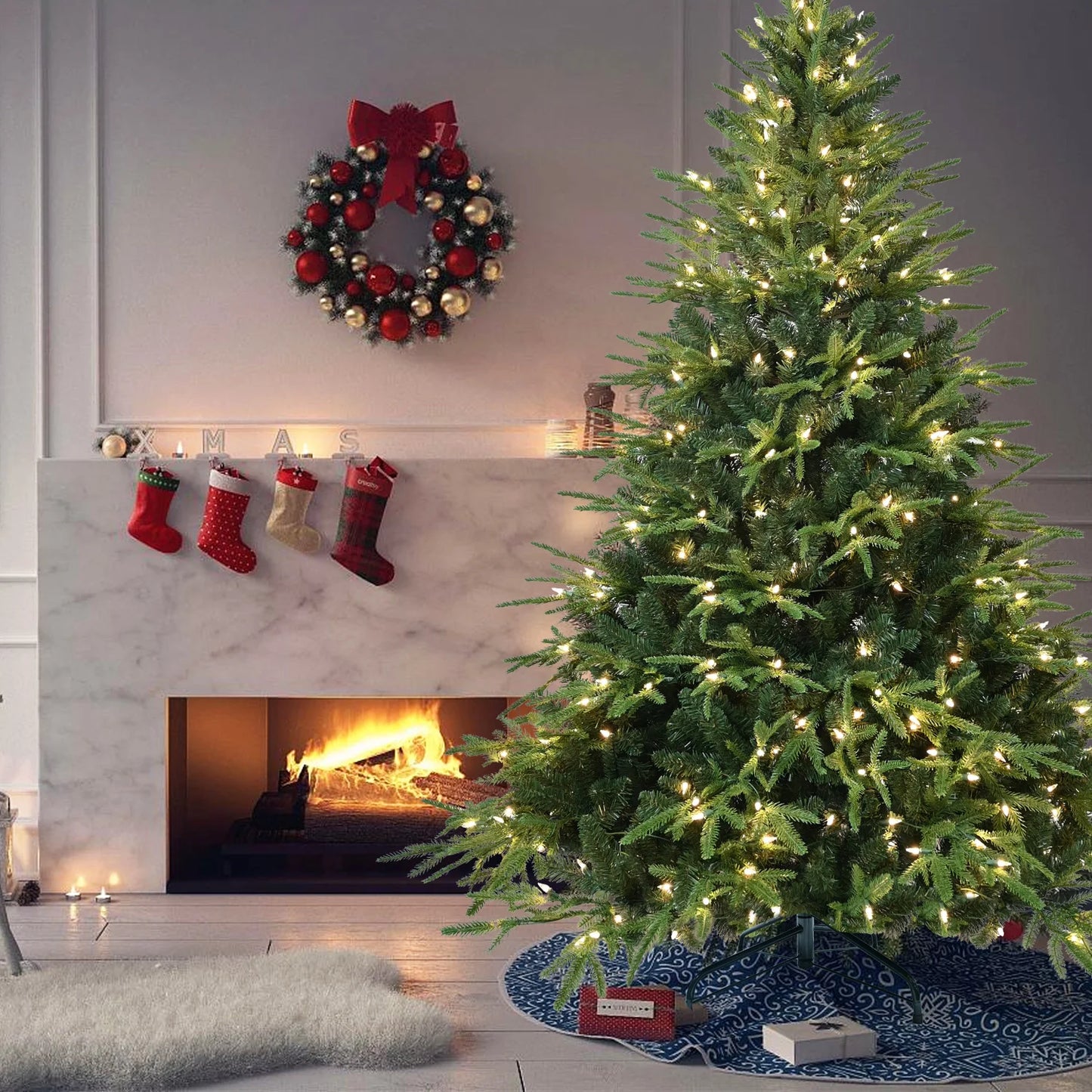 Prelit Artificial Christmas Tree