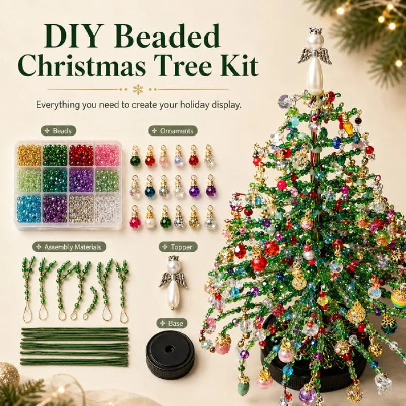 DIY Beaded Christmas Tree Making Kit