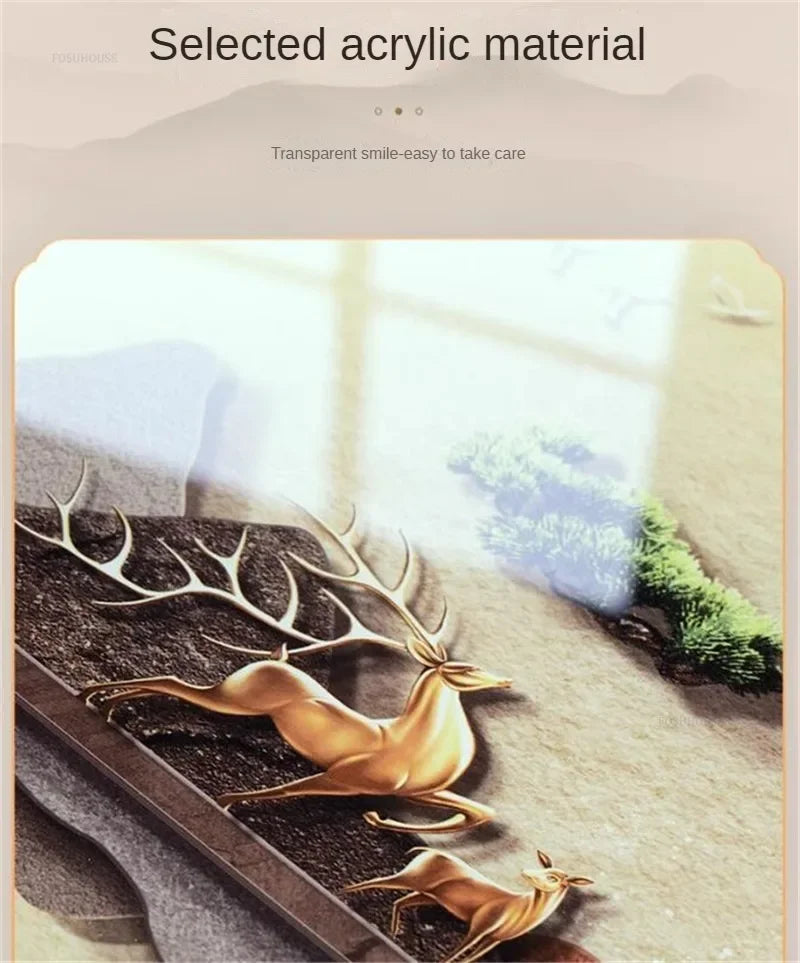 Bonsai Tree Mountain Decoration Wall Lamp