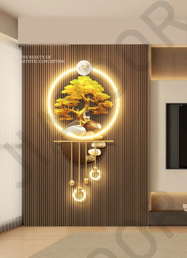 Fortune Tree Wall Lamp