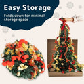 6 ft Pop Up Pre-Decorated Christmas Tree