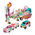 Magnetic Dino Transforming Cars