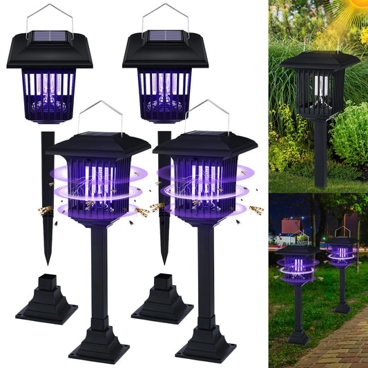 Solar-Powered Outdoor Light and Insect Trap
