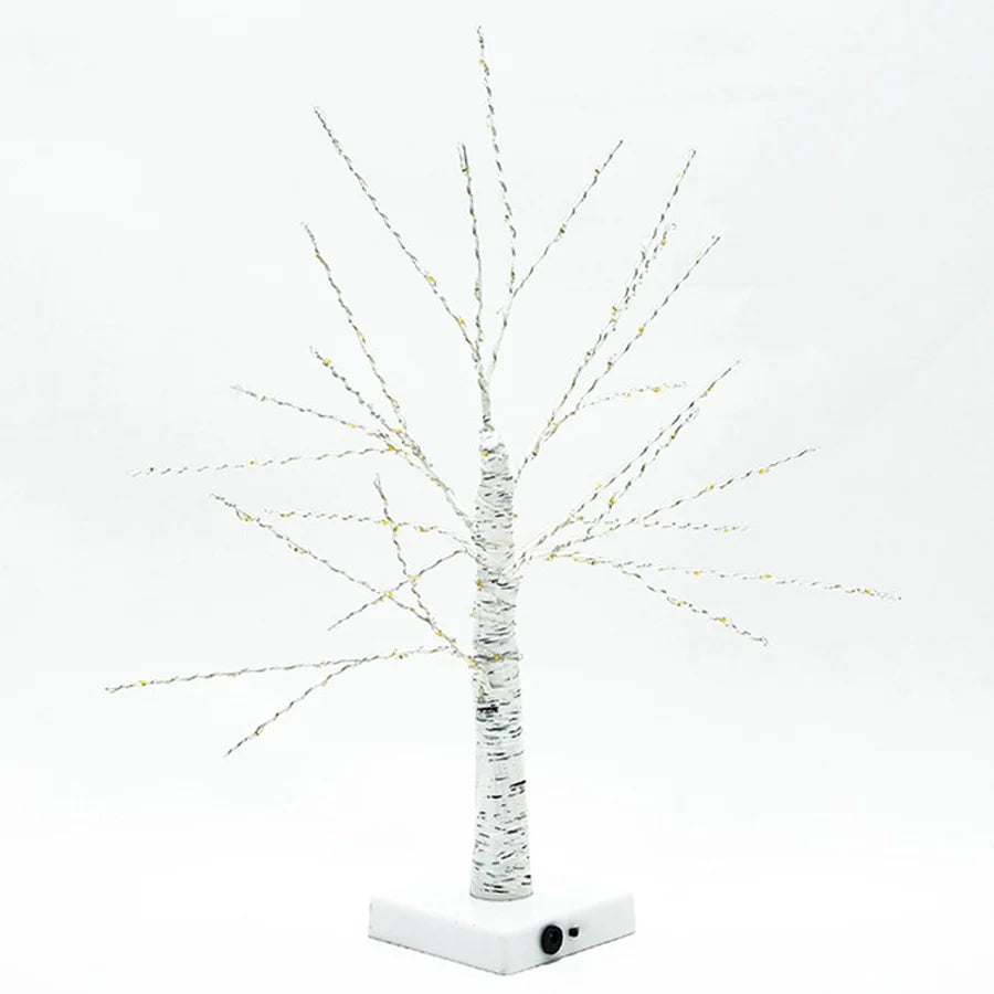 Lighted Birch Tree Christmas Twig Tree