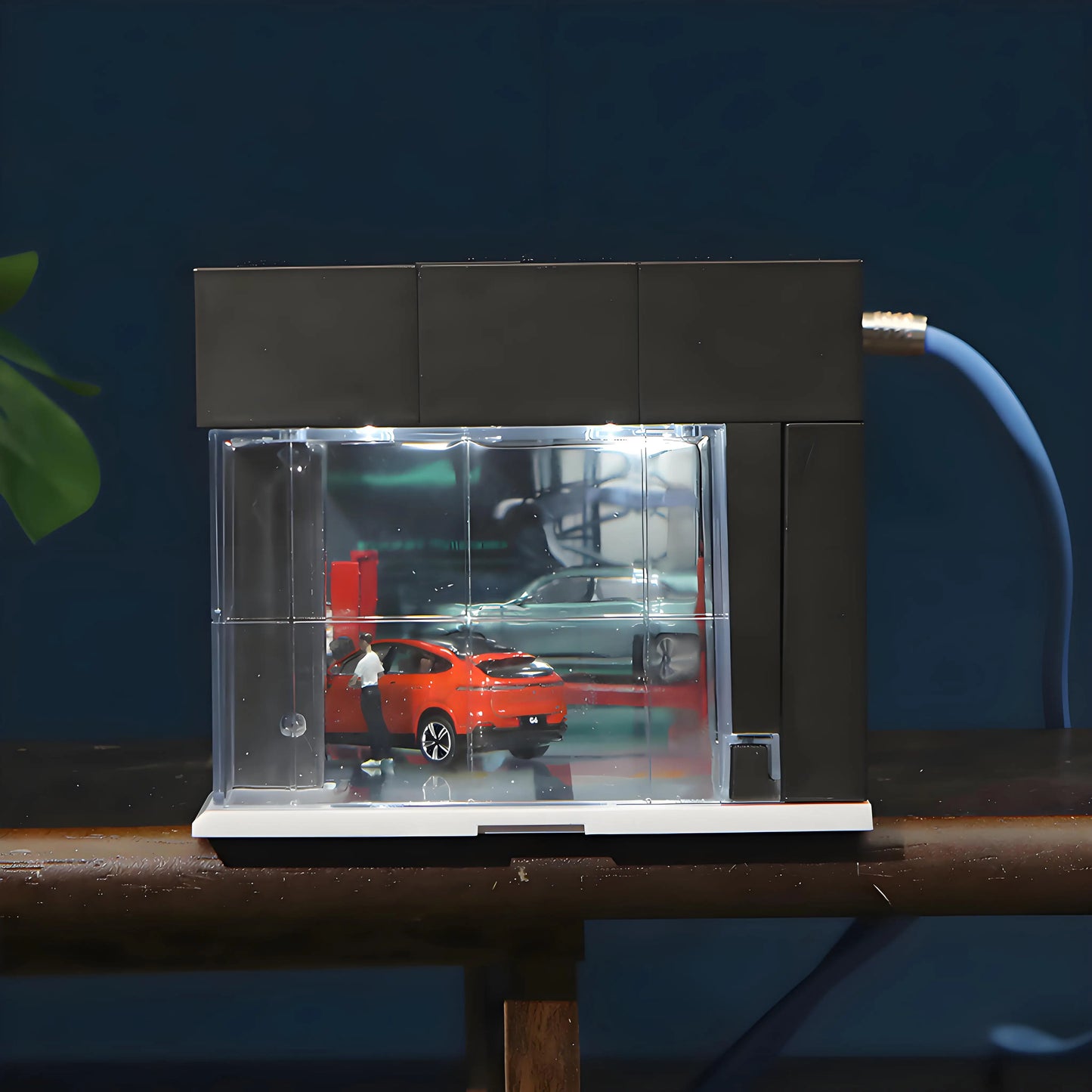 Electric Car Garage Display Case