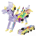 Magnetic Dino Transforming Cars
