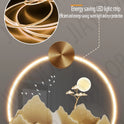 Fish And Deer Decoration Wall Lamp
