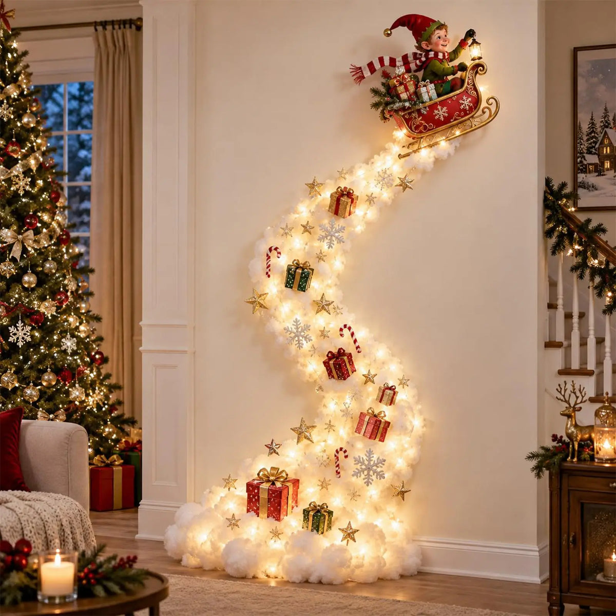 Christmas Magic Trail Wall Light