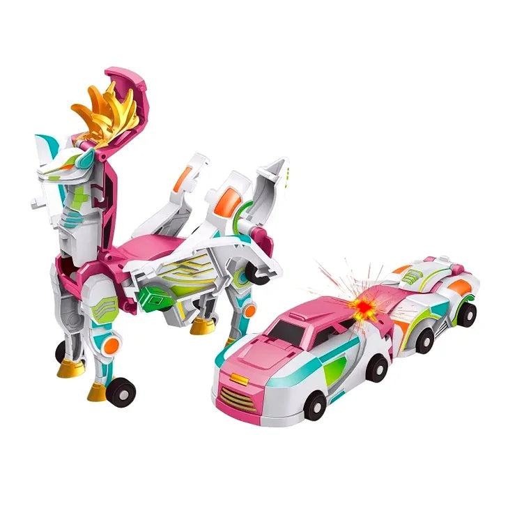 Magnetic Dino Transforming Cars